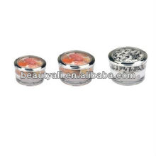 5g 10g 15g 30g 50g 100g tapered acrylic jar cosmetic packaging